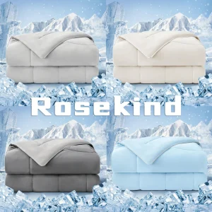 Soft Cooling Blanket Upgraded Technology Material, Lightweight