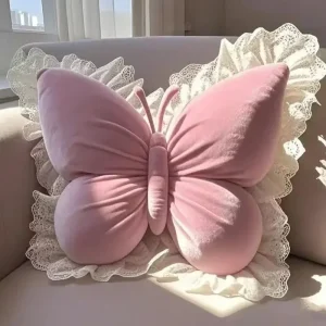 Butterfly Pillow Bow Car Sofa Cushion Home