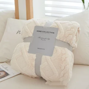 Blanket King SIZE- Soft 3D Jacquard Weave