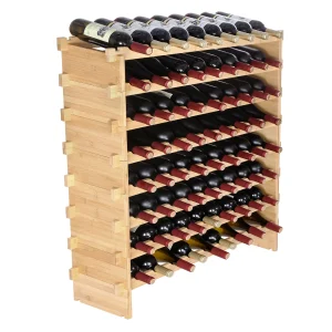 Bottle Stackable Modular Wine Rack