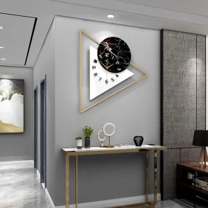 Modern Wall Clock Large Unique Hanging Art